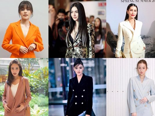 ดาราผู้หญิงในลุคใส่สูทเท่ห์ๆ ลองมาชมกัน