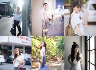 เหล่าดาราในลุคสบายๆ สไตล์เสื้อขาวกางเกงยีนส์