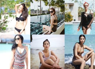 เหล่าดาราในชุดว่ายน้ำสุดเซ็กซี่หลายสไตล์