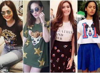 เหล่าดาราเวลาใส่เสื้อยืด แค่เสื้อยืดก็สวยได้