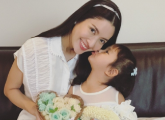 คู่แม่ลูกสุดน่ารัก “คุณแม่แอฟ – น้องปีใหม่”