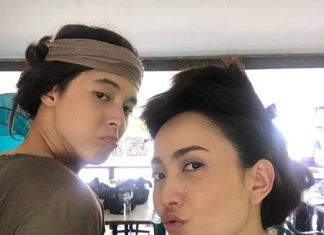 เจมส์ แต้ว แชะภาพคู่หน้าเหมือนกันอย่างกับพี่น้อง