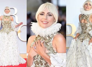 ‘LADY GAGA’ กับเดรสสุดอลังของ ‘Alexander McQueen’ เฉิดฉายในงานเปิดตัวภาพยนตร์ ‘A Star Is Born’ ณ กรุงลอนดอน