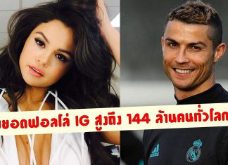 ‘Selena Gomez’ และ ‘Cristiano Ronaldo’ ขึ้นแท่นเป็นคนดังที่มียอดฟอลโล่ Instagram มากที่สุดในโลก!