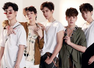 5 หนุ่มฮอต SBFIVE ทิ้งลุคคิวท์ เผยลุคแซ่บ!! “บาส-คิมม่อน-เต้-คอปเตอร์-ตี๋” อวดหุ่นเท่ ในลุคยีนส์แฟชั่นจาก “บีเจ ยีนส์”