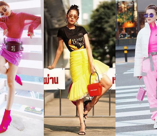 เปรี้ยวจี๊ดส่งท้ายซัมเมอร์! รวมไอเดียแมตช์เสื้อผ้าโทนสีนีออนสุดแซ่บของเหล่าคนดัง 