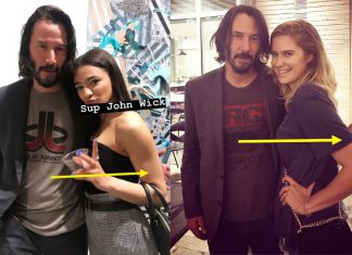 ‘Keanu Reeves’ ได้รับเสียงชื่นชมให้เป็นสุภาพบุรุษตัวอย่างจากภาพคู่ที่ถ่ายกับแฟนคลับสาว