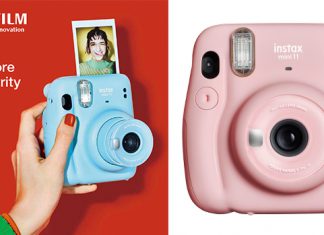 ‘ฟูจิฟิล์ม’ เปิดตัวกล้อง ‘intsax mini 11’ เอาใจคนรักการถ่ายภาพจากฟิล์ม